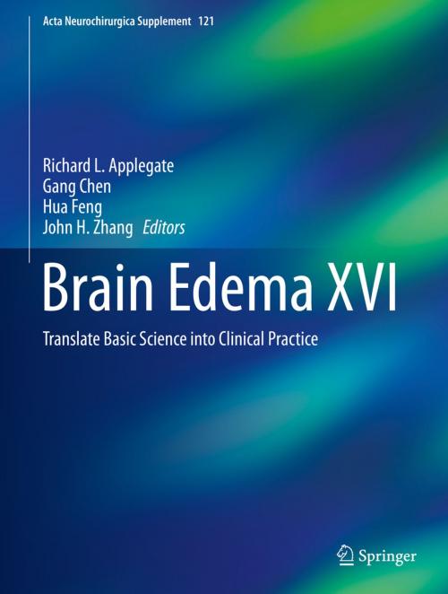 Cover of the book Brain Edema XVI by , Springer International Publishing