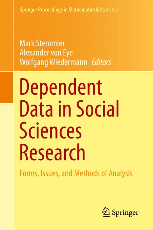 Cover of the book Dependent Data in Social Sciences Research by , Springer International Publishing