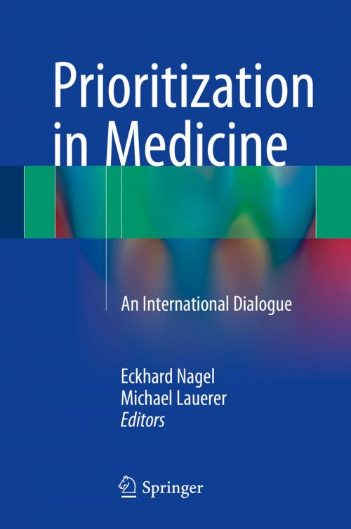 Cover of the book Prioritization in Medicine by , Springer International Publishing