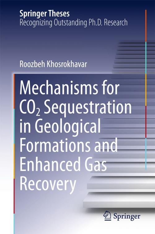 Cover of the book Mechanisms for CO2 Sequestration in Geological Formations and Enhanced Gas Recovery by Roozbeh Khosrokhavar, Springer International Publishing