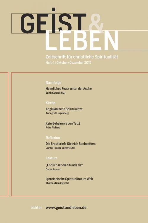 Cover of the book Geist und Leben 4/2015 by , Echter