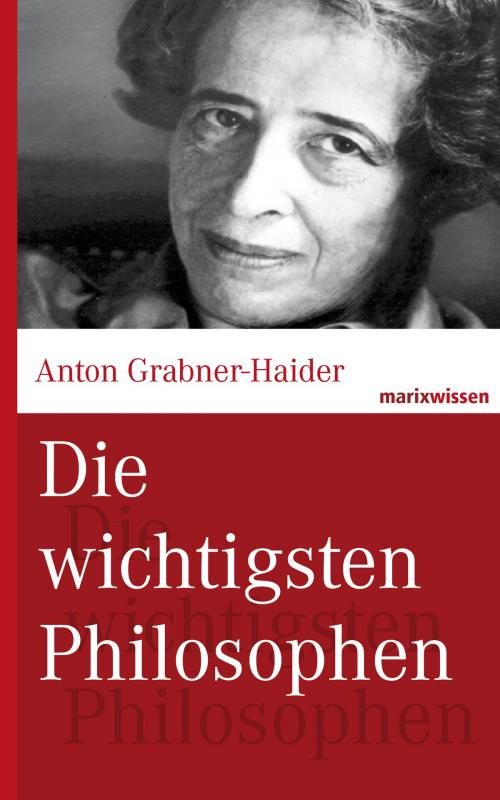Cover of the book Die wichtigsten Philosophen by Anton Grabner-Haider, marixverlag