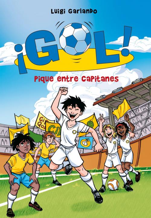Cover of the book Pique entre capitanes (Serie ¡Gol! 34) by Luigi Garlando, Penguin Random House Grupo Editorial España
