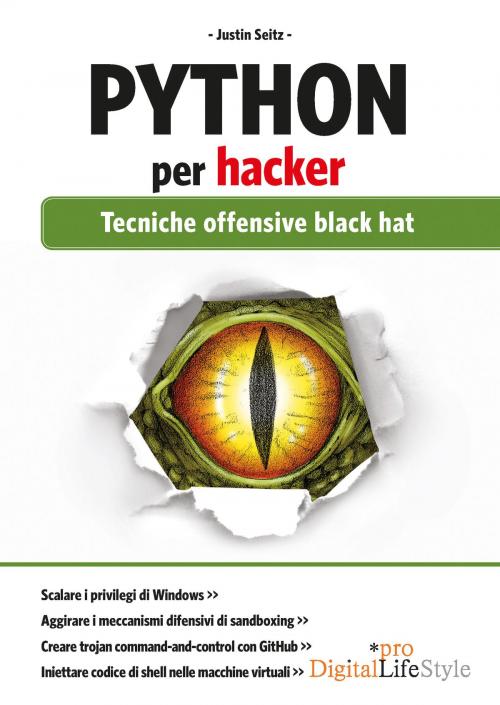 Cover of the book Python per hacker by Justin Seitz, Edizioni LSWR