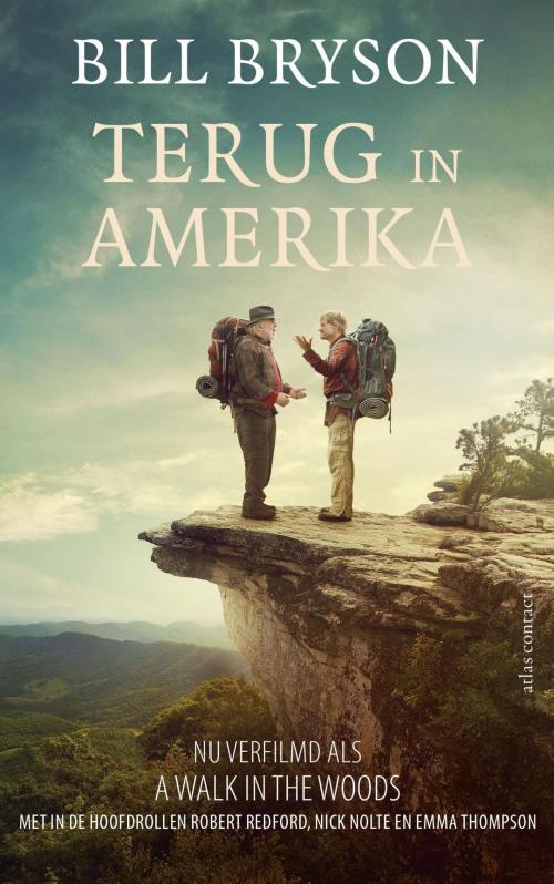 Cover of the book Terug in Amerika by Bill Bryson, Atlas Contact, Uitgeverij