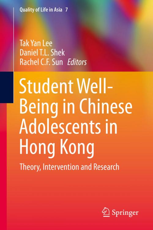 Cover of the book Student Well-Being in Chinese Adolescents in Hong Kong by , Springer Singapore