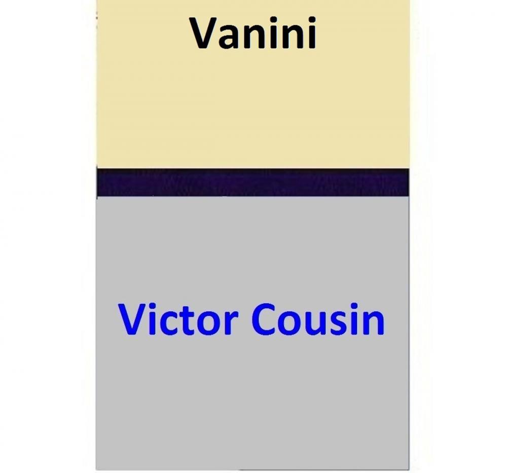 Big bigCover of Vanini