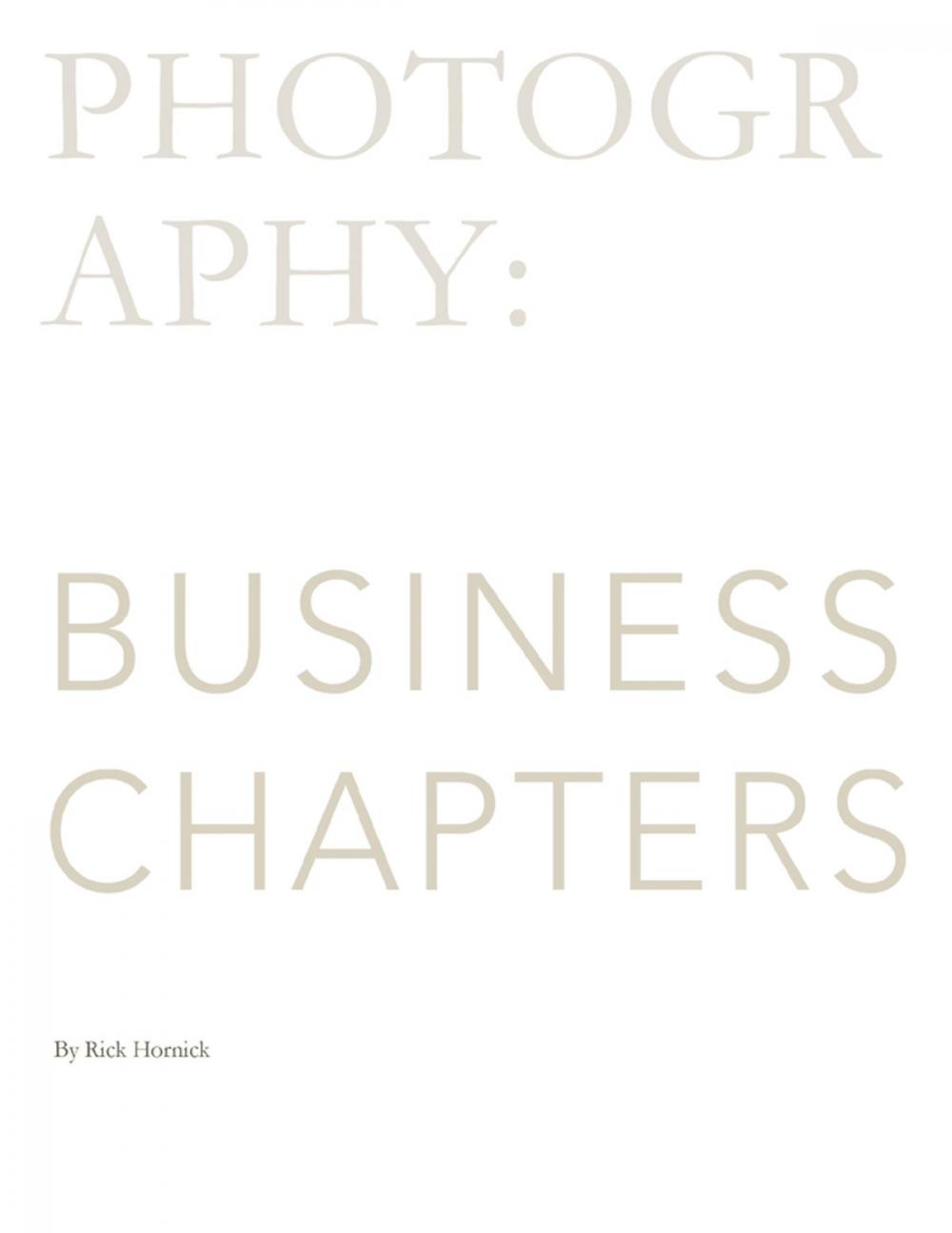 Big bigCover of Photography: Business Chapters_ebook