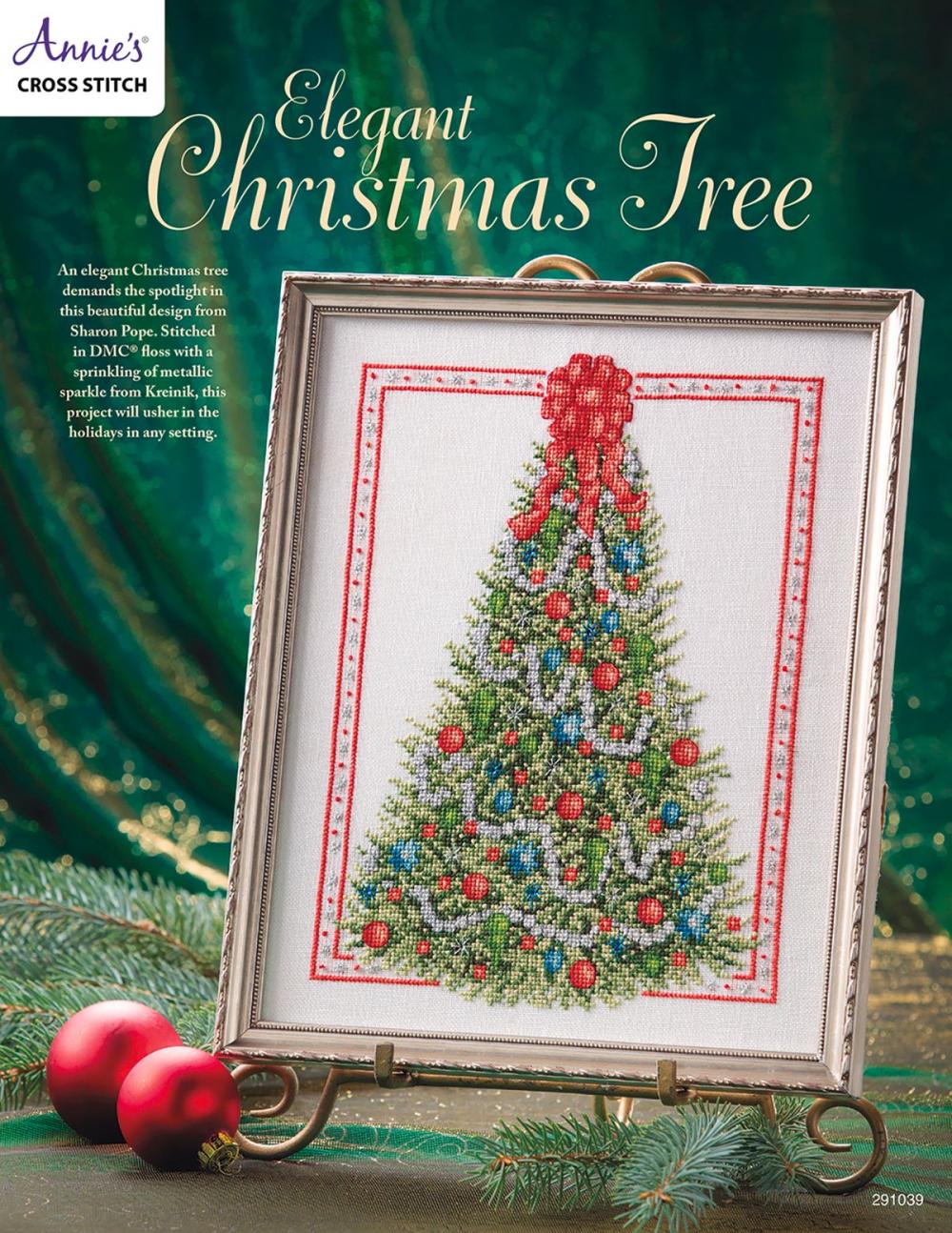 Big bigCover of Elegant Christmas Tree Cross Stitch