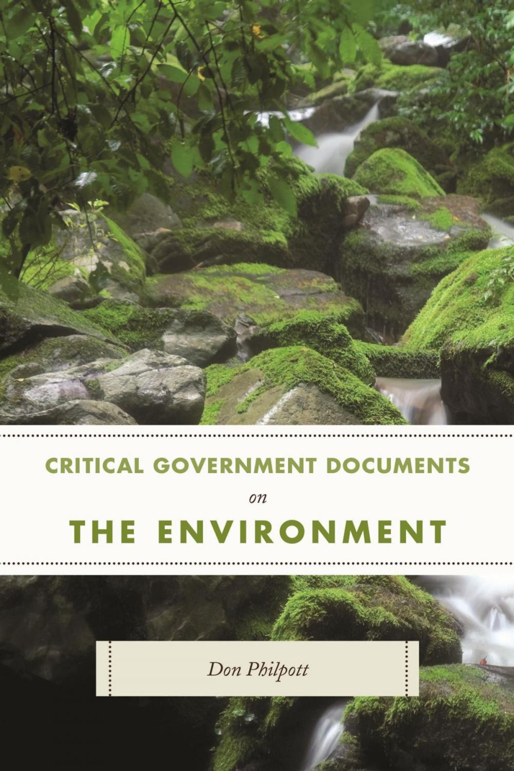 Big bigCover of Critical Government Documents on the Environment