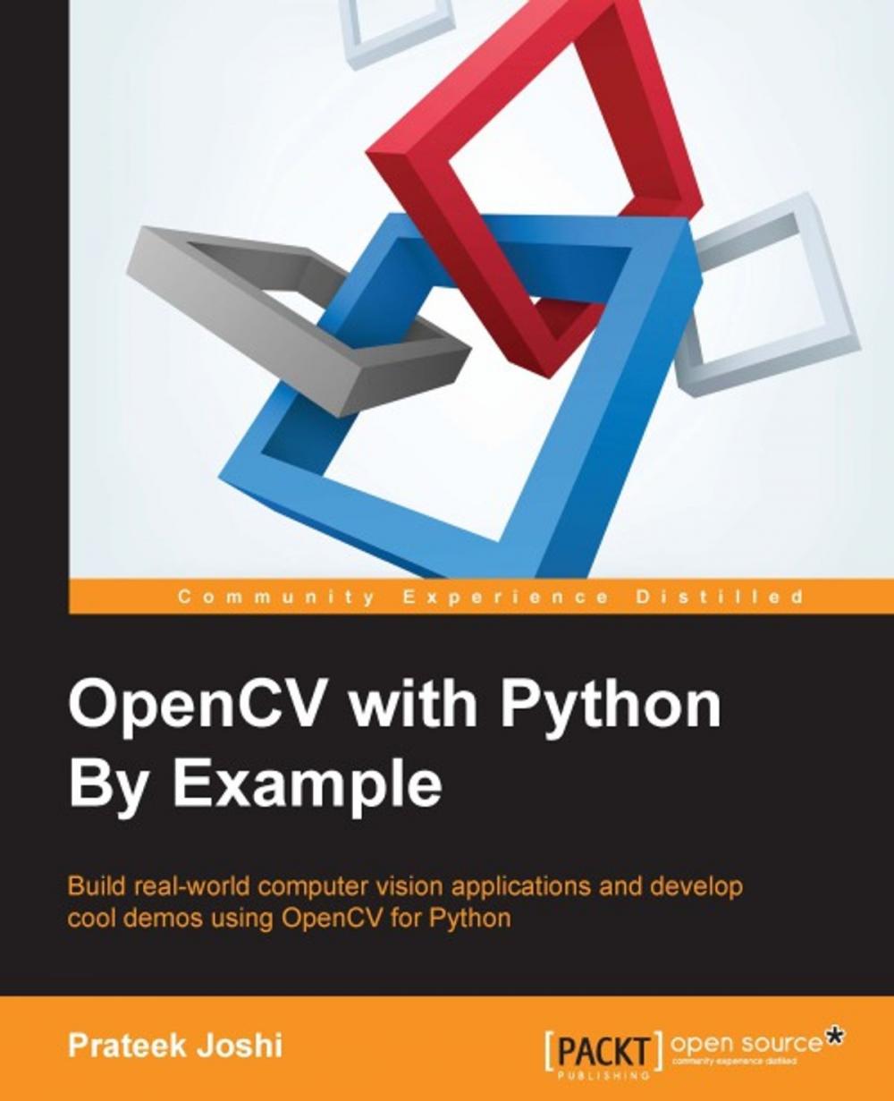 Big bigCover of OpenCV with Python By Example