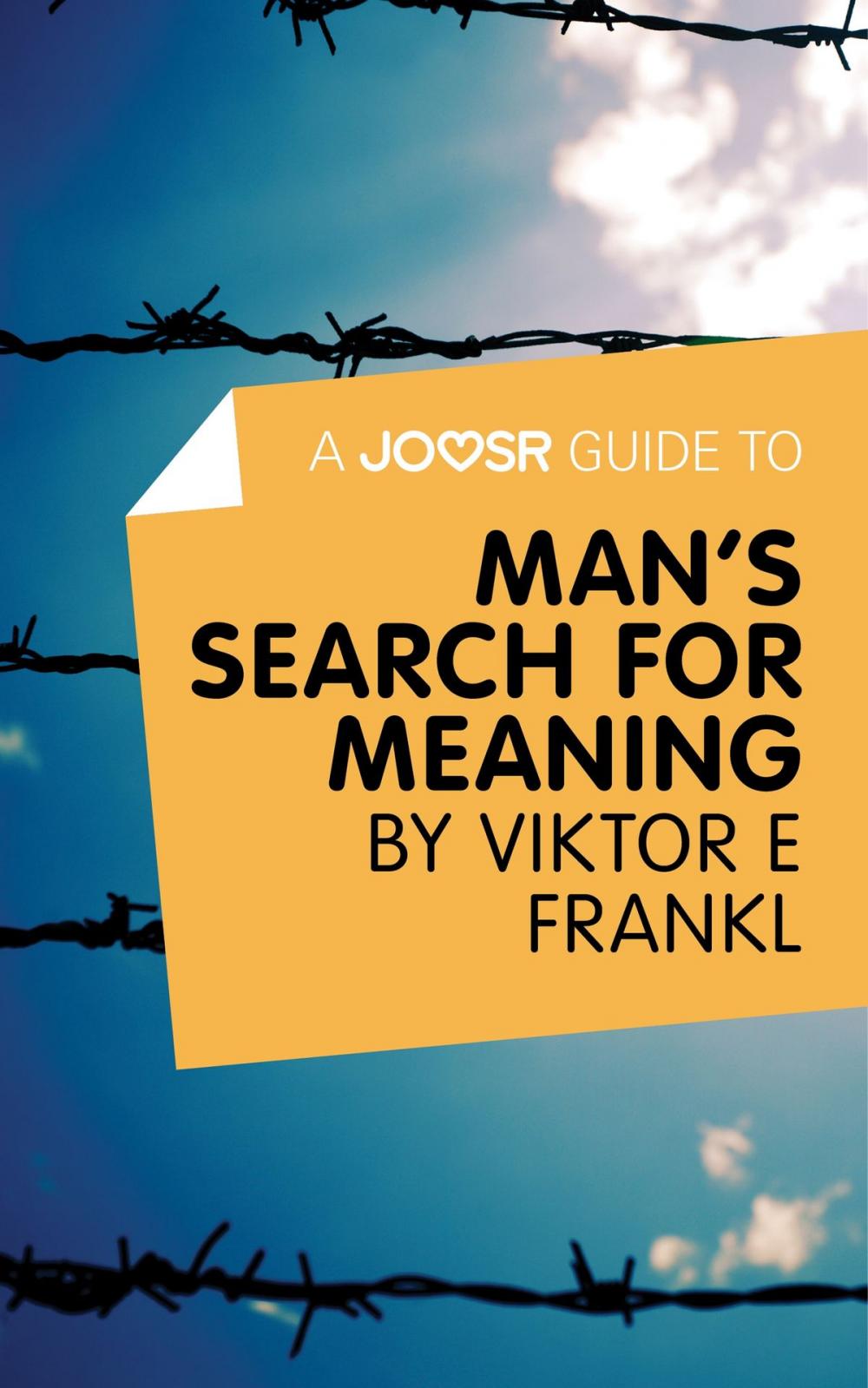 Big bigCover of A Joosr Guide to... Man's Search For Meaning by Viktor E Frankl