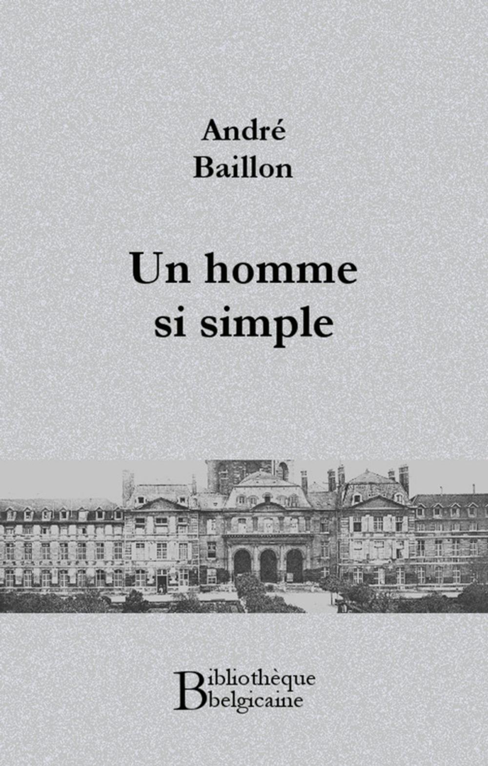 Big bigCover of Un homme si simple