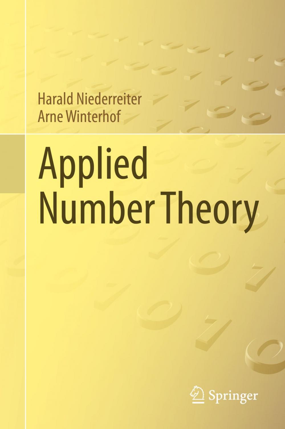 Big bigCover of Applied Number Theory