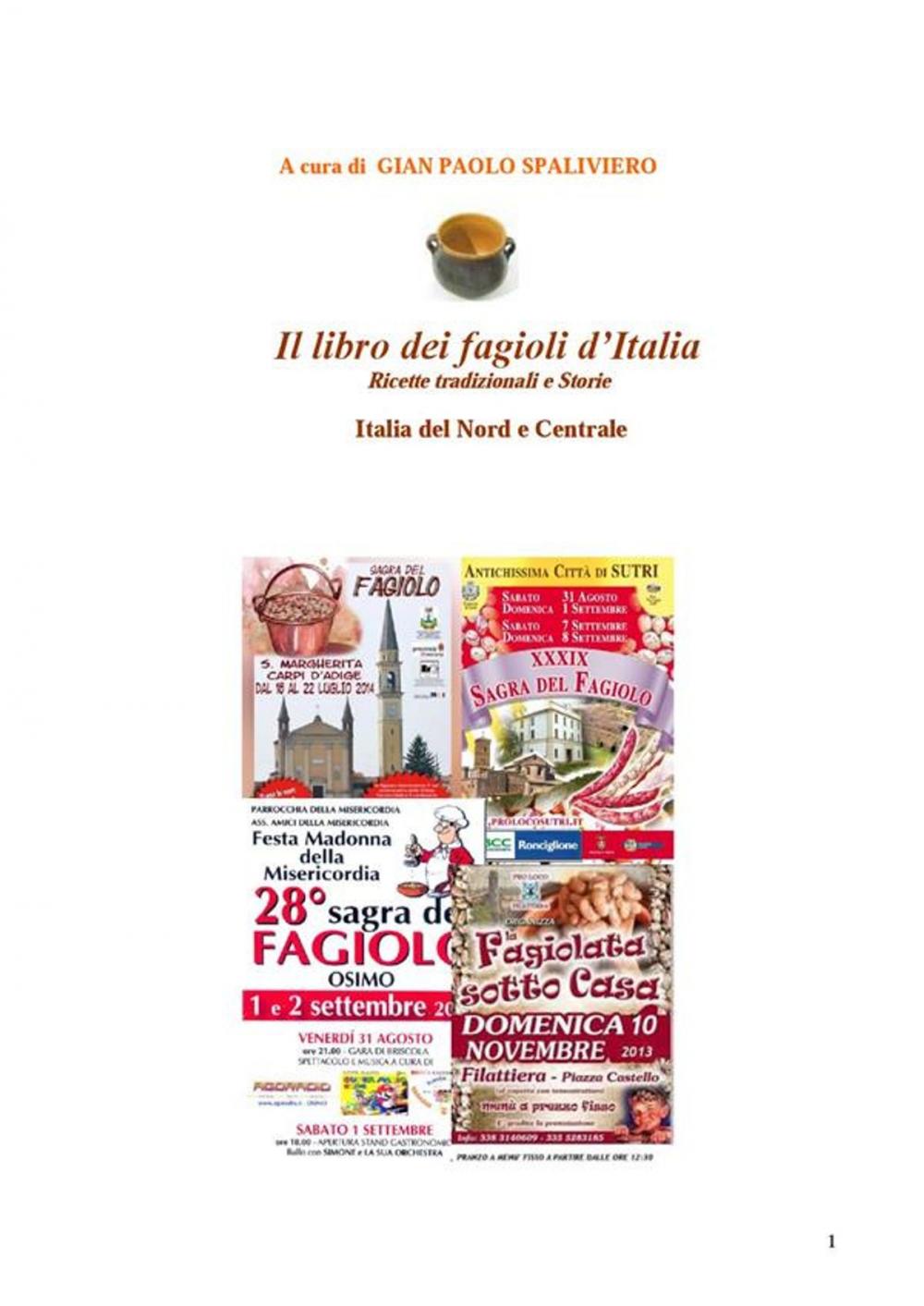 Big bigCover of Libro dei fagioli d'Italia (nord e centro)