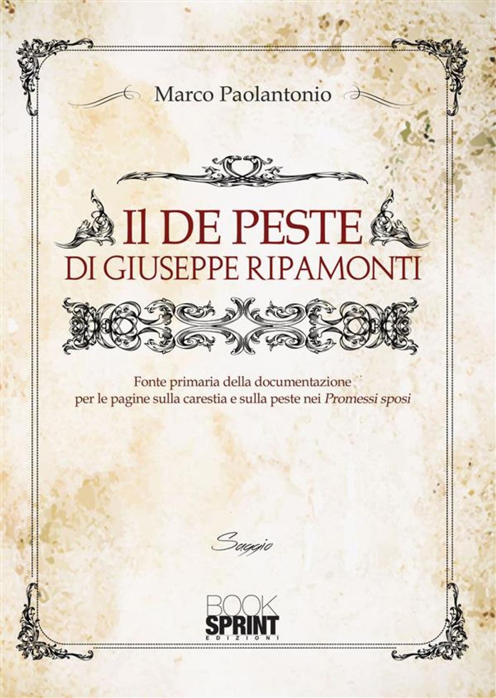 Big bigCover of Il De Peste di Giuseppe Ripamonti