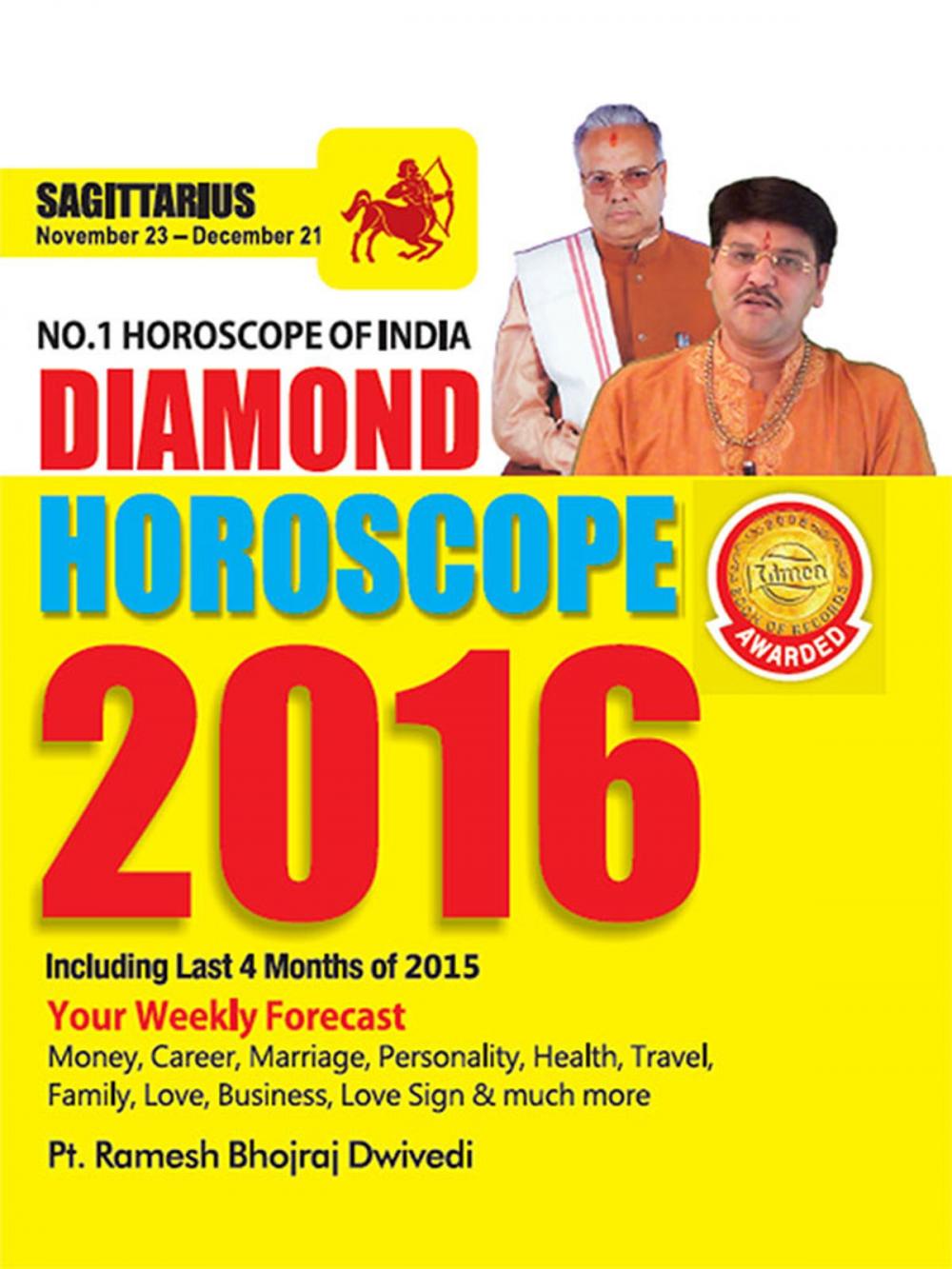 Big bigCover of Diamond Horoscope 2016 : Sagittarius