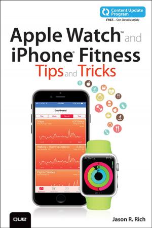 Book cover of Apple Watch and iPhone Fitness Tips and Tricks (includes Content Update Program)