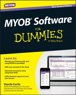 Cover of the book MYOB Software For Dummies - NZ by Kirk N. Gelatt, Caryn E. Plummer