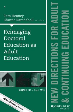 Cover of the book Reimaging Doctoral Education as Adult Education by Theodor W. Adorno