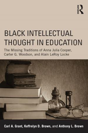 Book cover of Black Intellectual Thought in Education