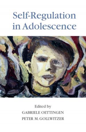 Cover of the book Self-Regulation in Adolescence by Jessica Fridrich