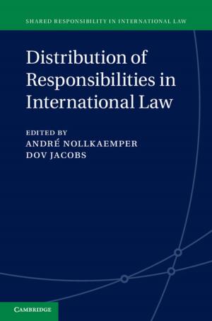Cover of the book Distribution of Responsibilities in International Law by Professor Kurt Goblirsch