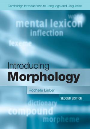Book cover of Introducing Morphology
