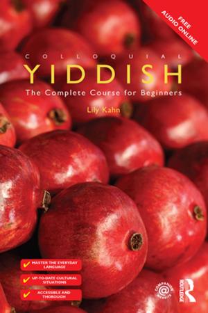 Book cover of Colloquial Yiddish