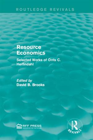 Cover of the book Resource Economics by John Stoltenberg