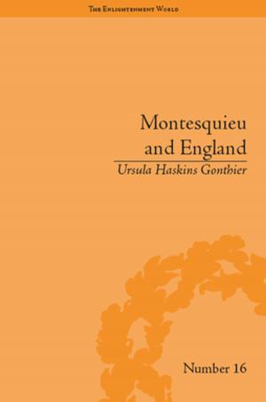 Cover of the book Montesquieu and England by Martha Caldwell, Oman Frame