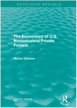Book cover of The Economics of U.S. Nonindustrial Private Forests