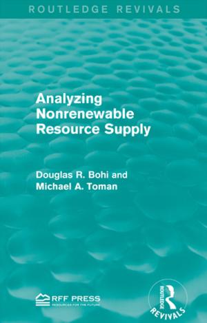 bigCover of the book Analyzing Nonrenewable Resource Supply by 