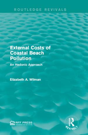 Cover of the book External Costs of Coastal Beach Pollution by Peter Byrne
