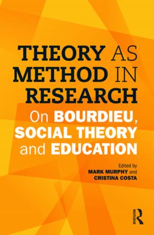 Cover of the book Theory as Method in Research by 