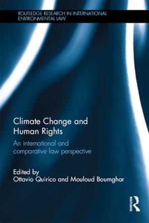 Cover of the book Climate Change and Human Rights by Yaacov Bar-siman-tov
