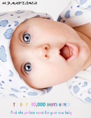 Cover of the book TOP 10.000 BABYS NAMES by Derek Bridgestock