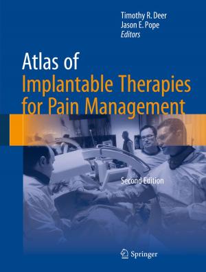 Cover of the book Atlas of Implantable Therapies for Pain Management by Jeff Rojek, Peter Martin, Geoffrey P. Alpert
