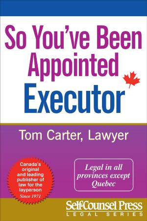 Cover of the book So You've Been Appointed Executor by Jill Doucette, J.C. Scott