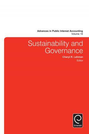Cover of the book Sustainability and Governance by Aard Groen, Gary Cook, Aard Groen, Gary Cook, Peter van der Sijde