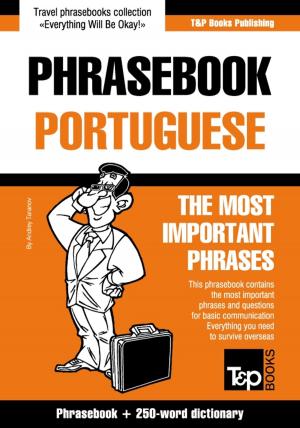 Cover of the book English-Portuguese phrasebook and 250-word mini dictionary by Neri Rook