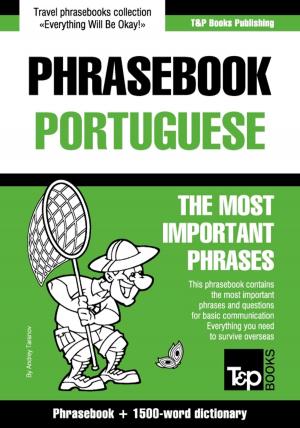 Cover of the book English-Portuguese phrasebook and 1500-word dictionary by Andrey Taranov