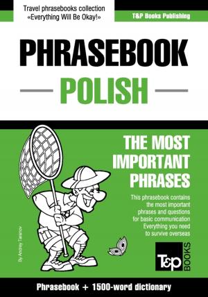 Cover of the book English-Polish phrasebook and 1500-word dictionary by Andrey Taranov