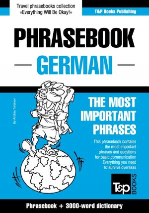 Cover of English-German phrasebook and 3000-word topical vocabulary
