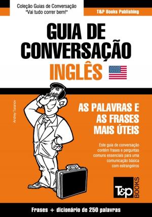Cover of Guia de Conversação Português-Inglês e mini dicionário 250 palavras