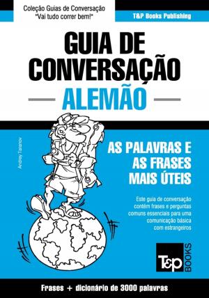 Cover of Guia de Conversação Português-Alemão e vocabulário temático 3000 palavras