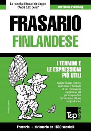 Cover of Frasario Italiano-Finlandese e dizionario ridotto da 1500 vocaboli