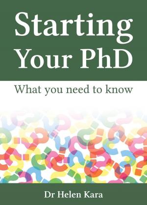 Cover of the book Starting Your PhD: What You Need To Know by Dr Jay Polmar