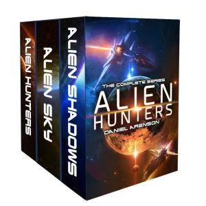 Book cover of Alien Hunters: The Complete Trilogy