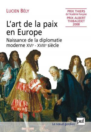 Cover of the book L'art de la paix en Europe by Catherine Chabert